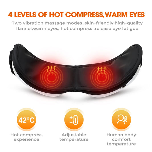 Smart Eye Massager Bluetooth Music Vibration Massage Eyemask