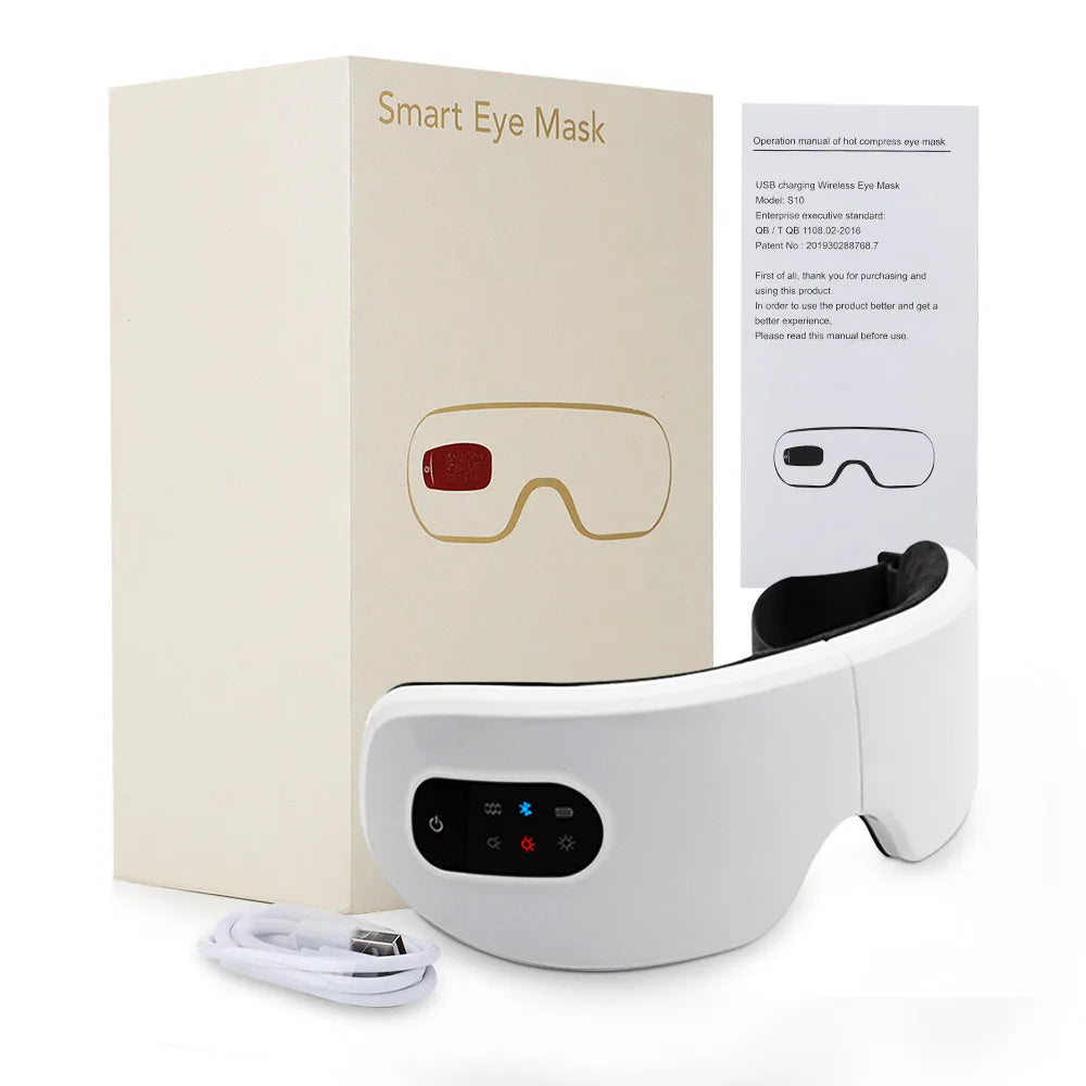 Smart Eye Massager Bluetooth Music Vibration Massage Eyemask